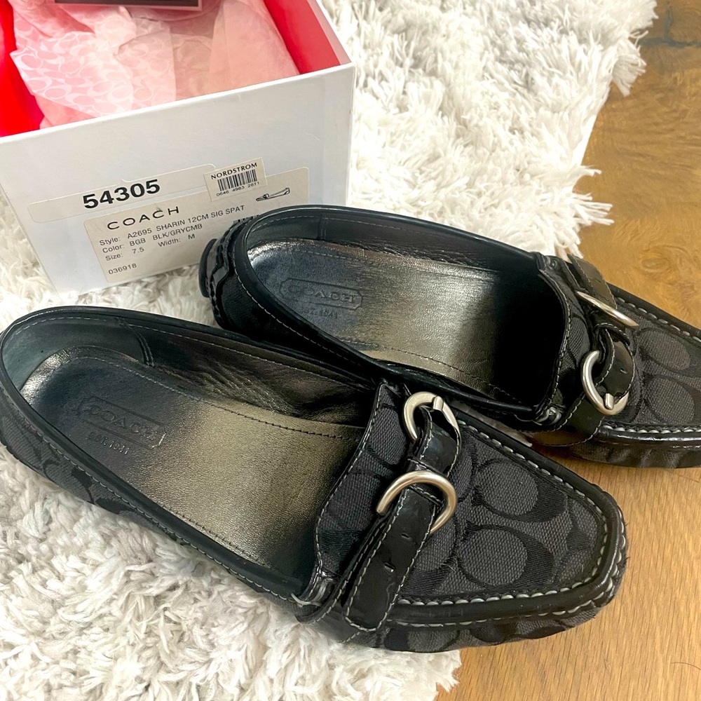 Women’s COACH logo loafers